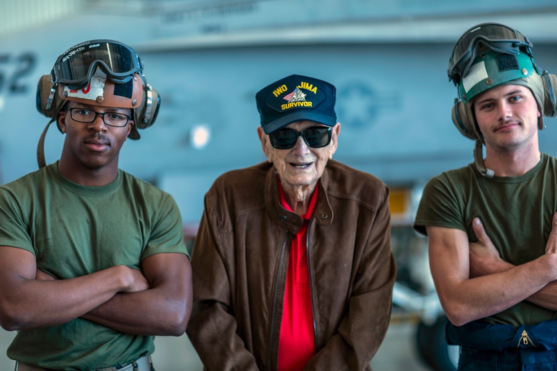 The past, present look toward future: Iwo Jima veteran Visits MCAS Miramar