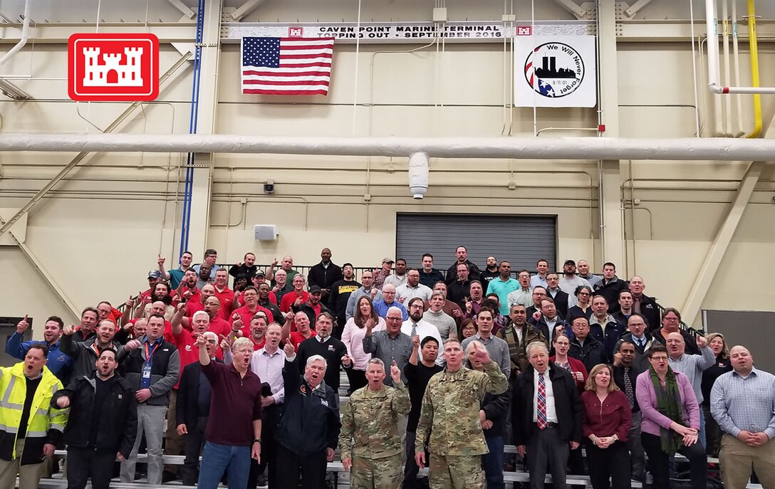 Lt. Gen. Todd Semonite, Chief of Engineers visited New York District in March to review current projects, thank District employees for their continuing service, observe a critical  emergency maintenance dredging project and present an  employees with a prestigious award.