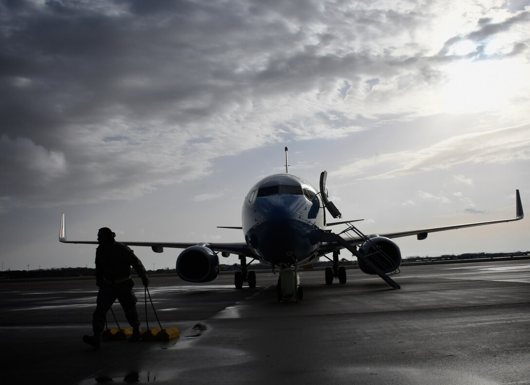 Chocks pulled, wheels clear for mission