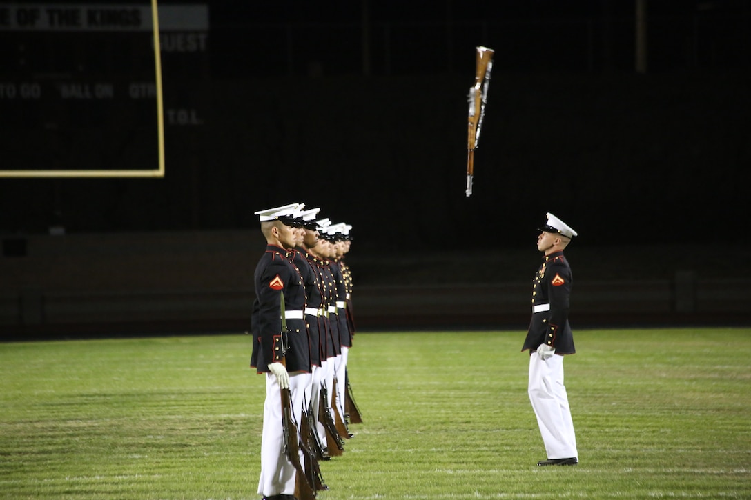 The Marines spent the past four weeks training at MCAS Yuma and then completed Battle Color Ceremonies at MCAS Yuma, Kofa High School and the 2019 MCAS Yuma Air Show.