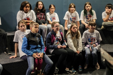 Children of North Carolina National Guard Soldiers and Airmen spent the night at the North Carolina Aquarium at Fort Fisher March 23, 2019, as part of the Sleeping With The Fishes sponsored by Kids on Guard.Kids on Guard is a nonprofit organization that supports the North Carolina National Guard Family Programs.