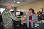 Distribution’s Chrisman presented commander’s coin