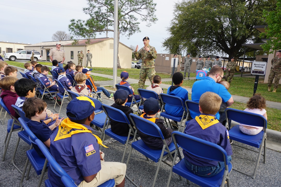 78 SFS hosts Middle Georgia Cub and Boy Scouts