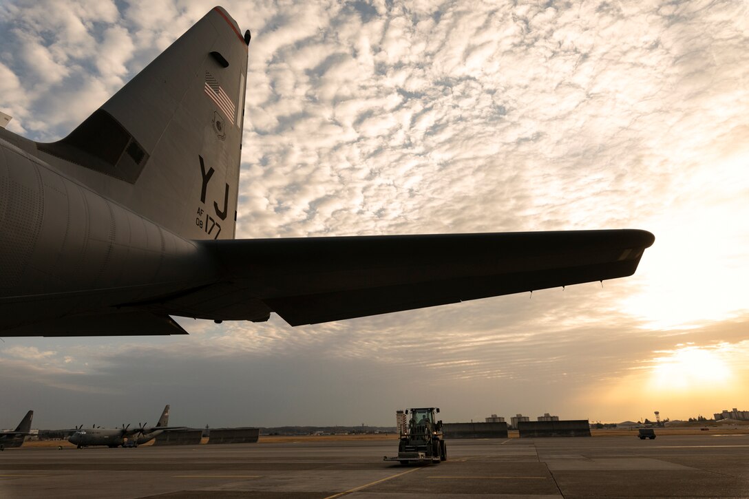 An Airman with the 374th Logistics Readiness Squadron combat mobility flight