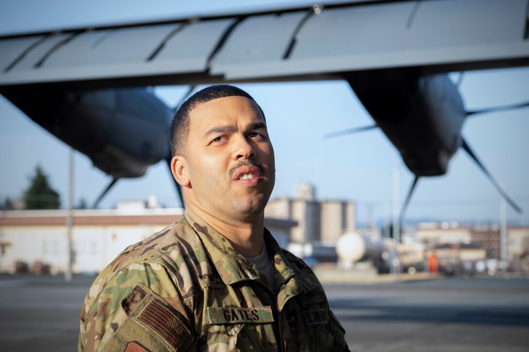 Tech. Sgt. Brian Gates, 36th Airlift Squadron C-130J loadmaster