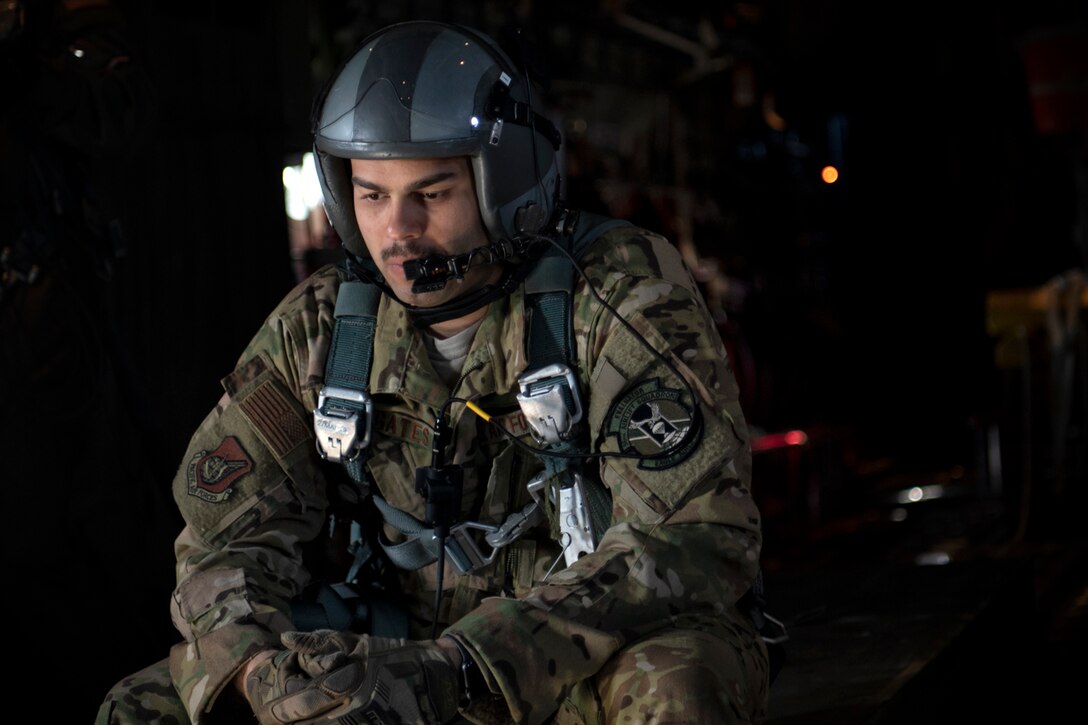 Tech. Sgt. Brian Gates, 36th Airlift Squadron C-130J loadmaster,