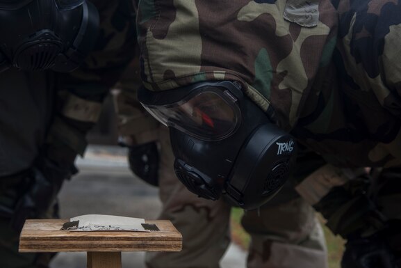 Comm squadron Airmen conduct ATSO exercise