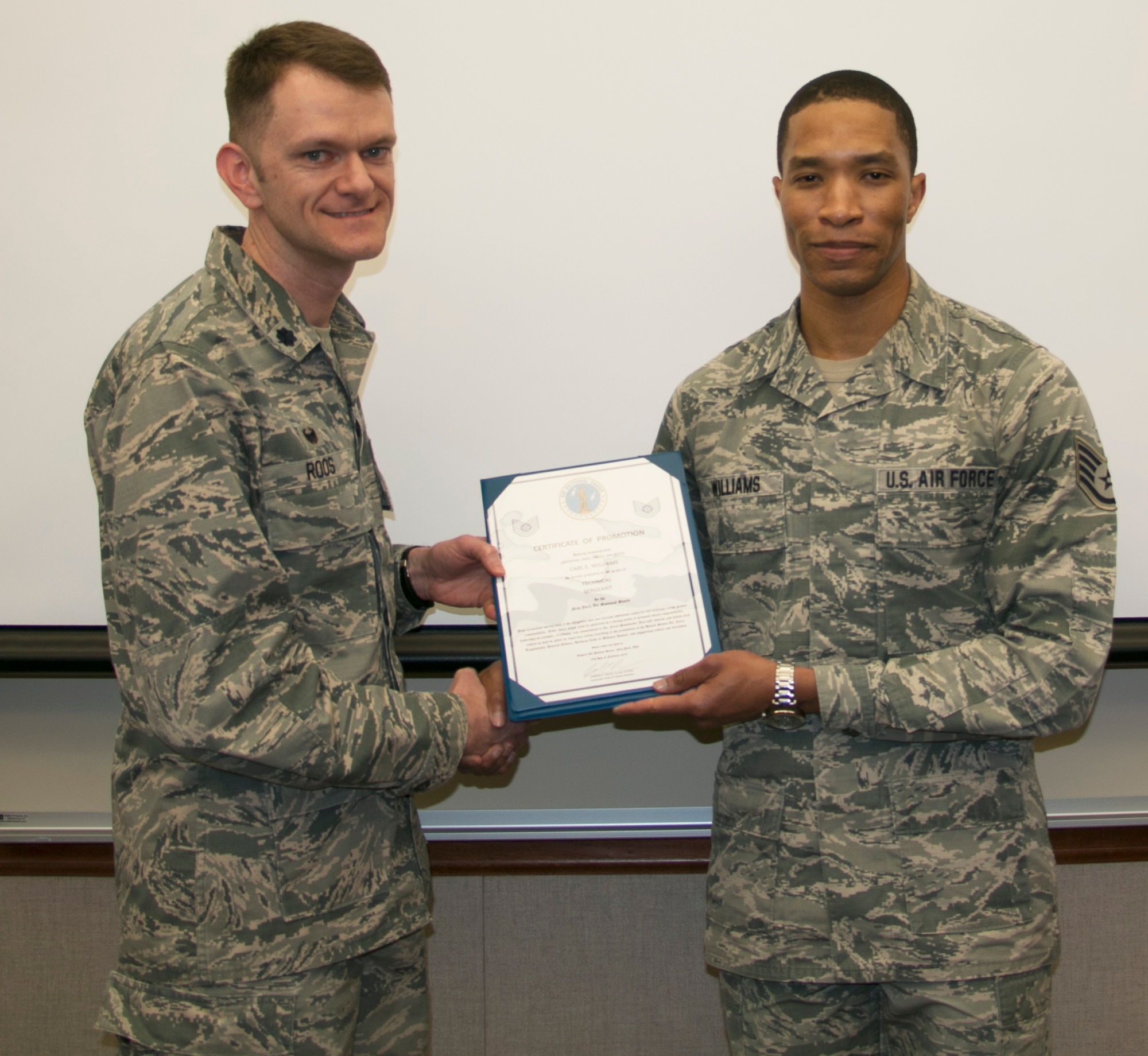 Williams Promoted to Technical Sergeant