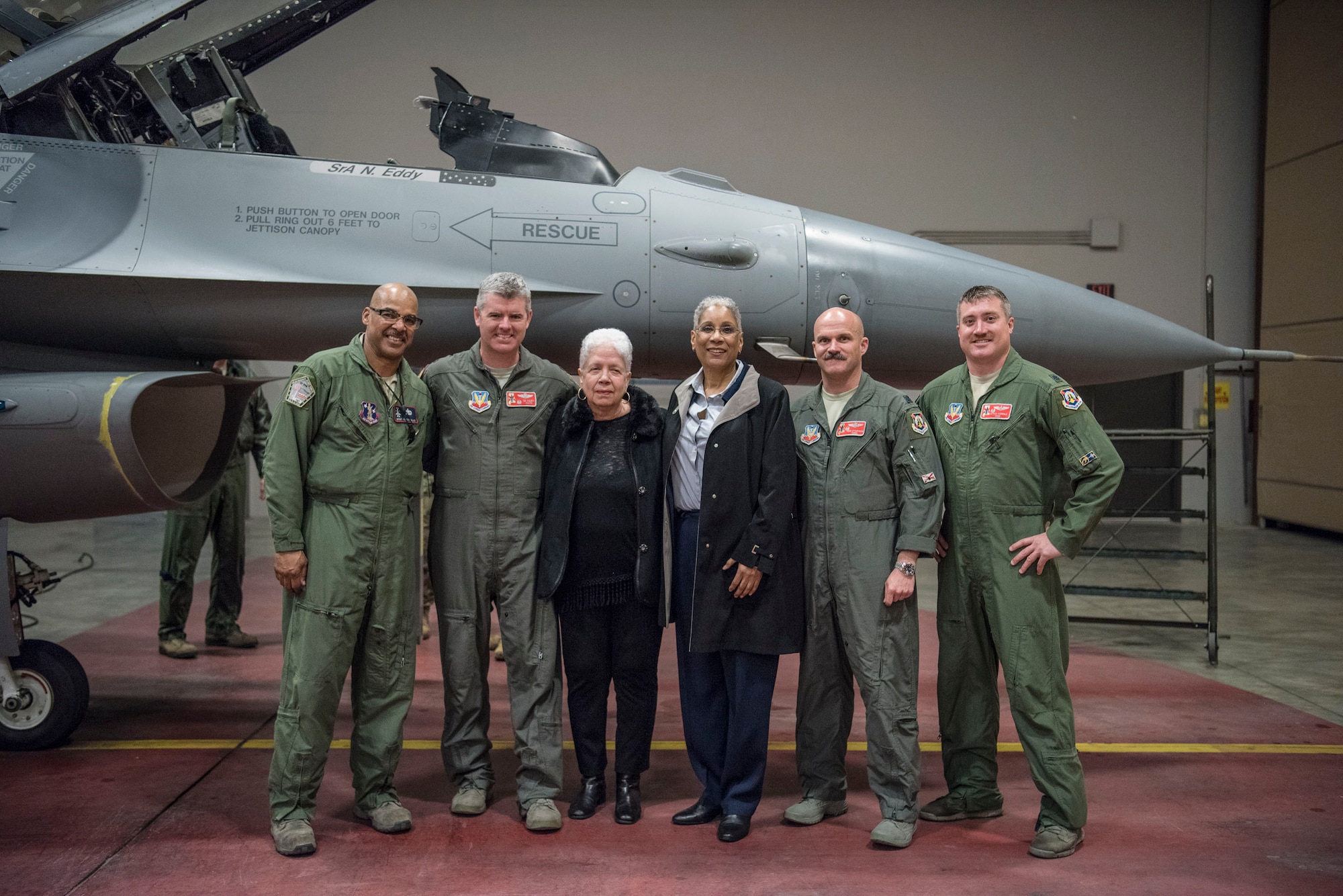 187FW and 100FS leadership with Marla Andrews