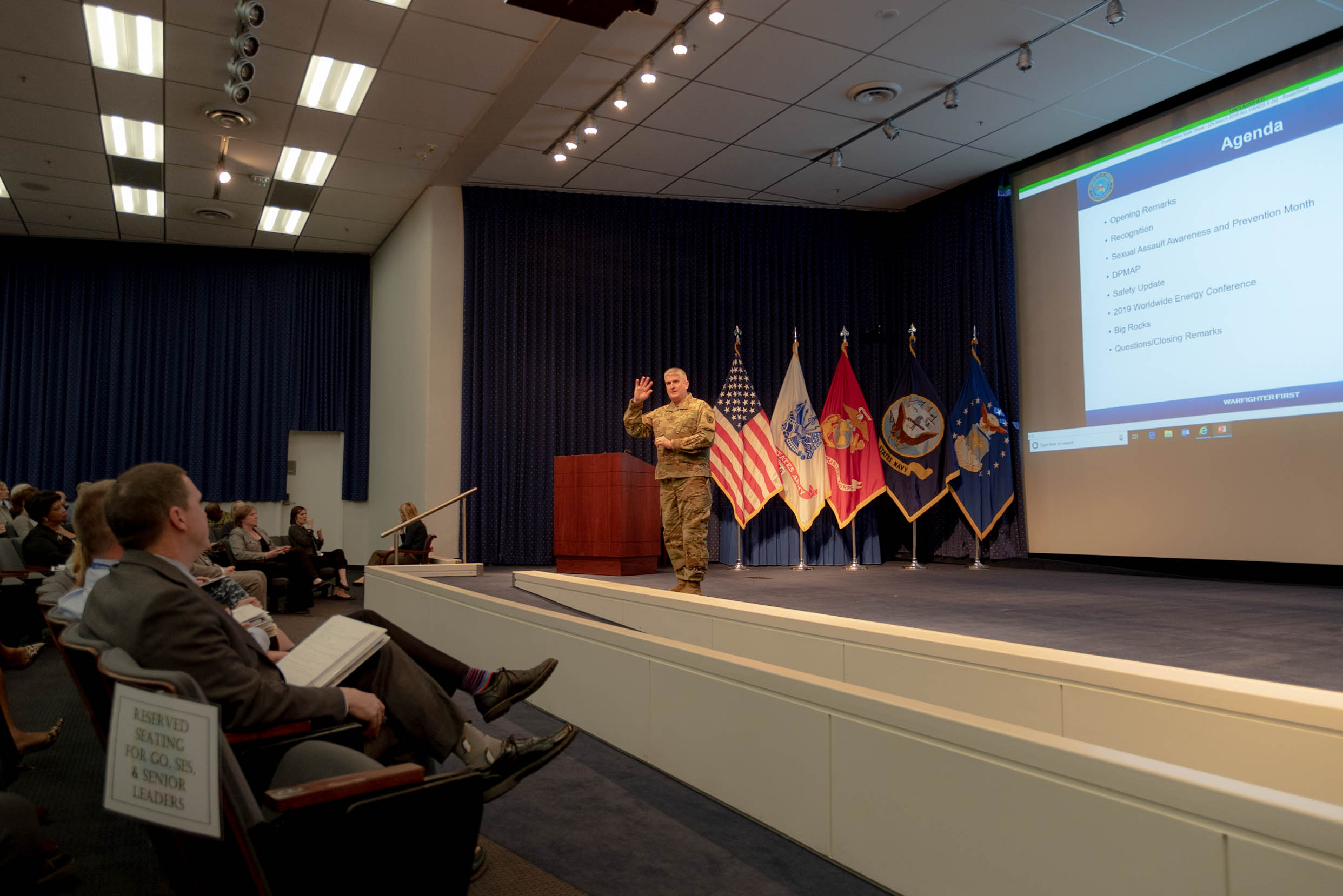 DLA Energy Commander Air Force Brig. Gen. Albert Miller