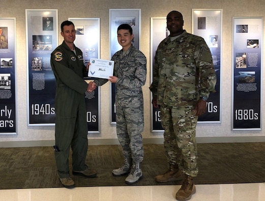 Senior Airman Chansol Kim, 47th Medical Support Squadron commander support staff, was chosen by wing leadership to be the “XLer” of the week, for the week of March 18, 2019, at Laughlin Air Force Base, Texas. The “XLer” award, presented by Col. Todd Dyer, 47th Flying Training Wing vice commander, is given to those who consistently make outstanding contributions to their unit and the Laughlin mission.