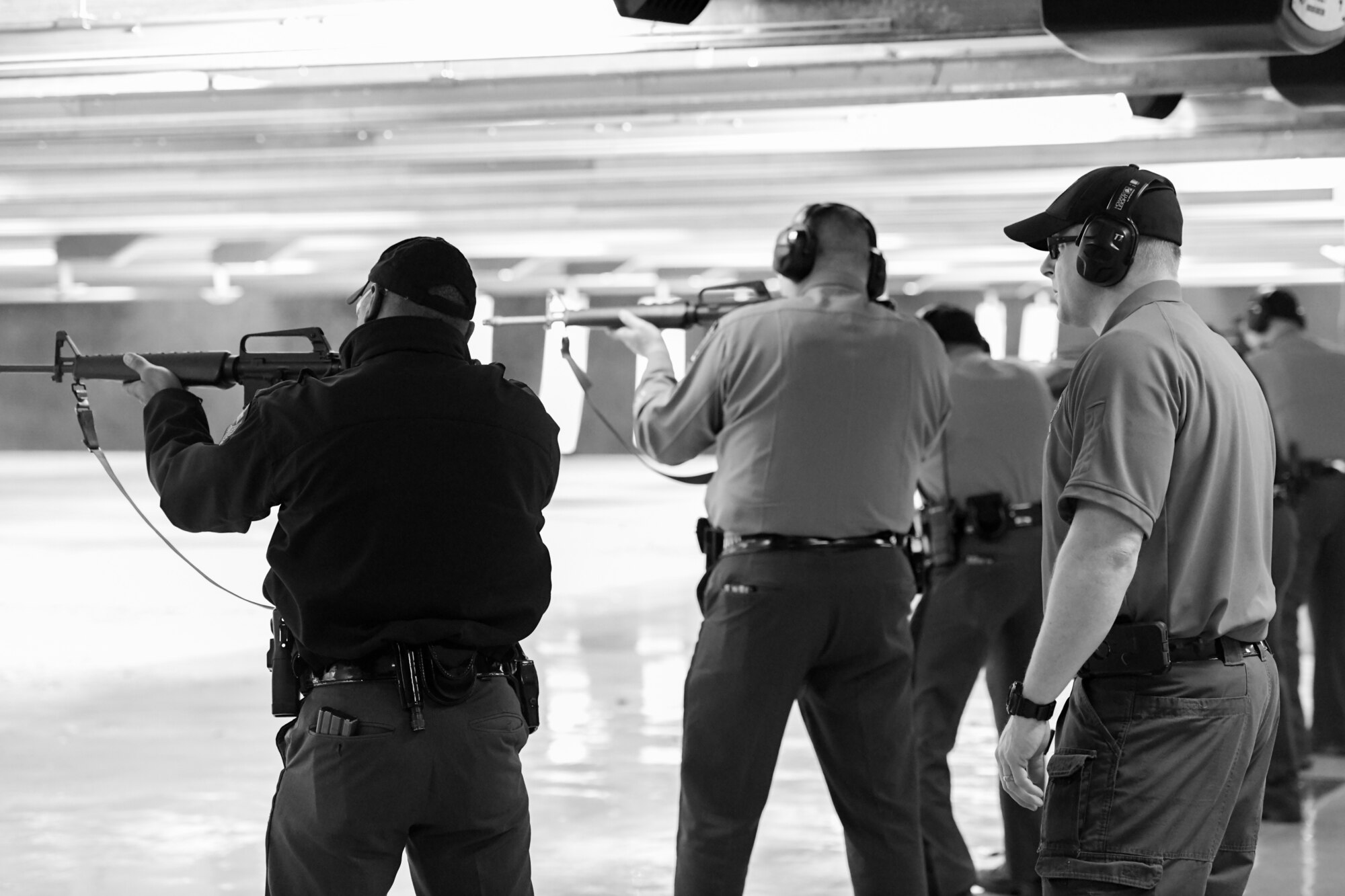 The OSHP used the firing range at YARS for three days of training, marking the first use of the new $8.5 million facility by a community partner of the 910th Airlift Wing.