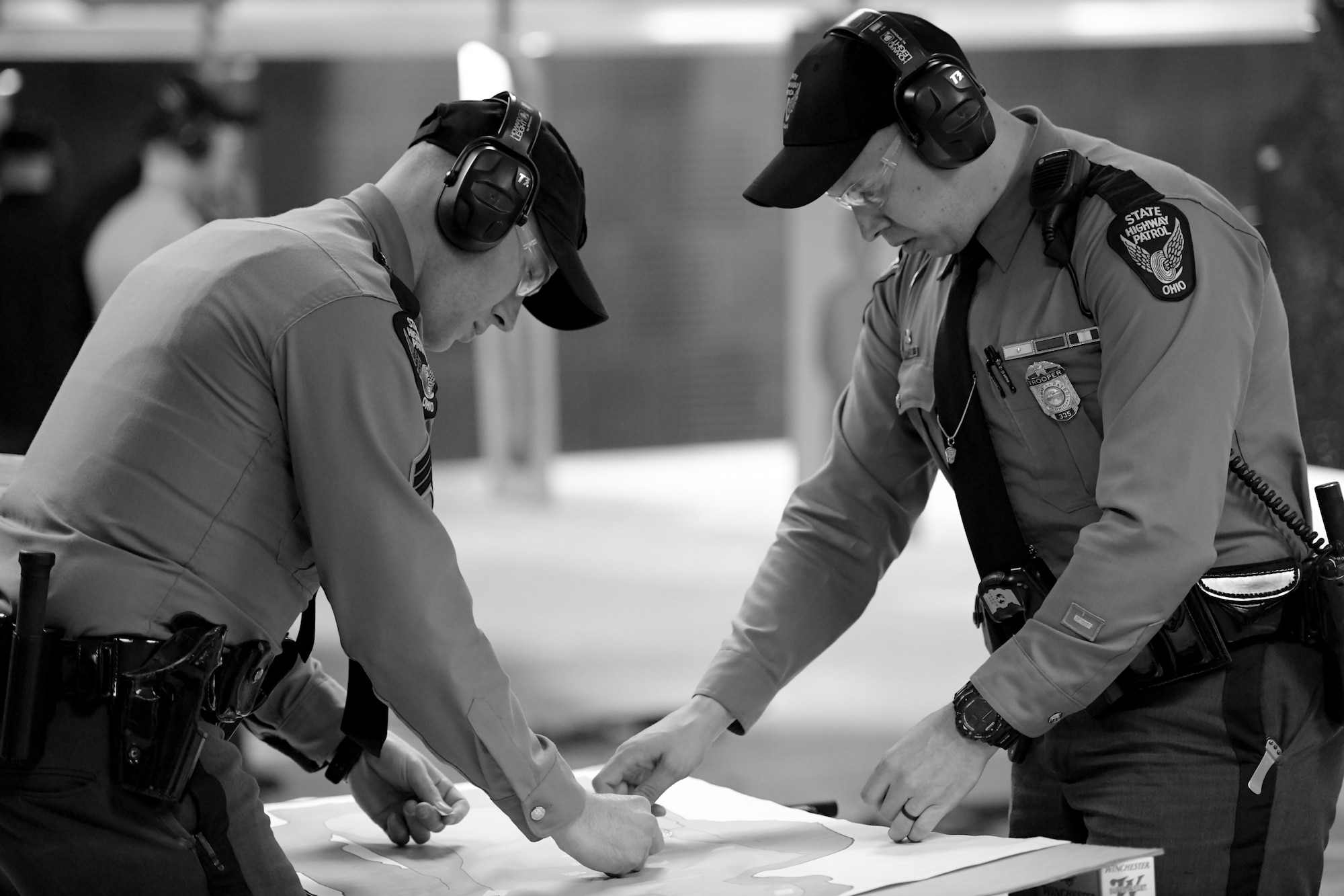 The OSHP used the firing range at YARS for three days of training, marking the first use of the new $8.5 million facility by a community partner of the 910th Airlift Wing.