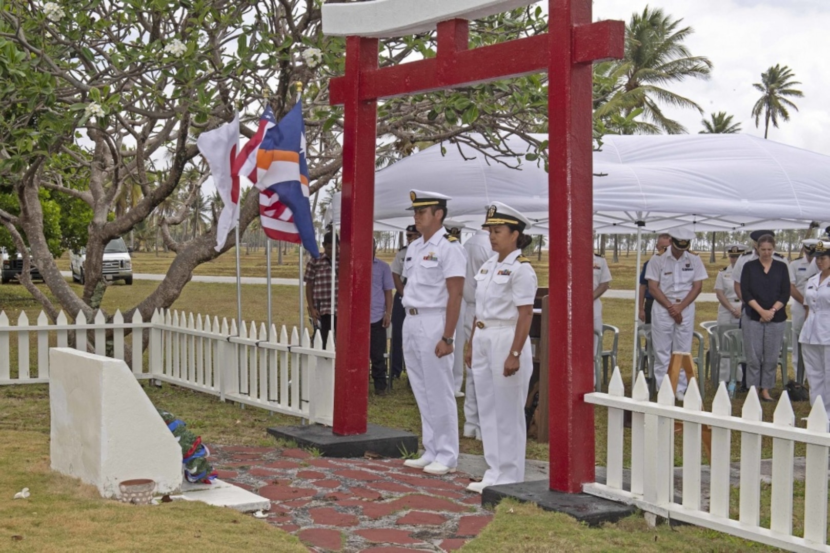 U.S., Japan Honor World War II at Kwajalein Atoll