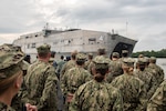 USNS Fall River Arrives in Kuching for Pacific Partnership