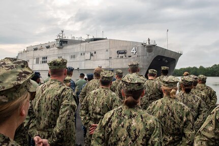 USNS Fall River Arrives in Kuching for Pacific Partnership