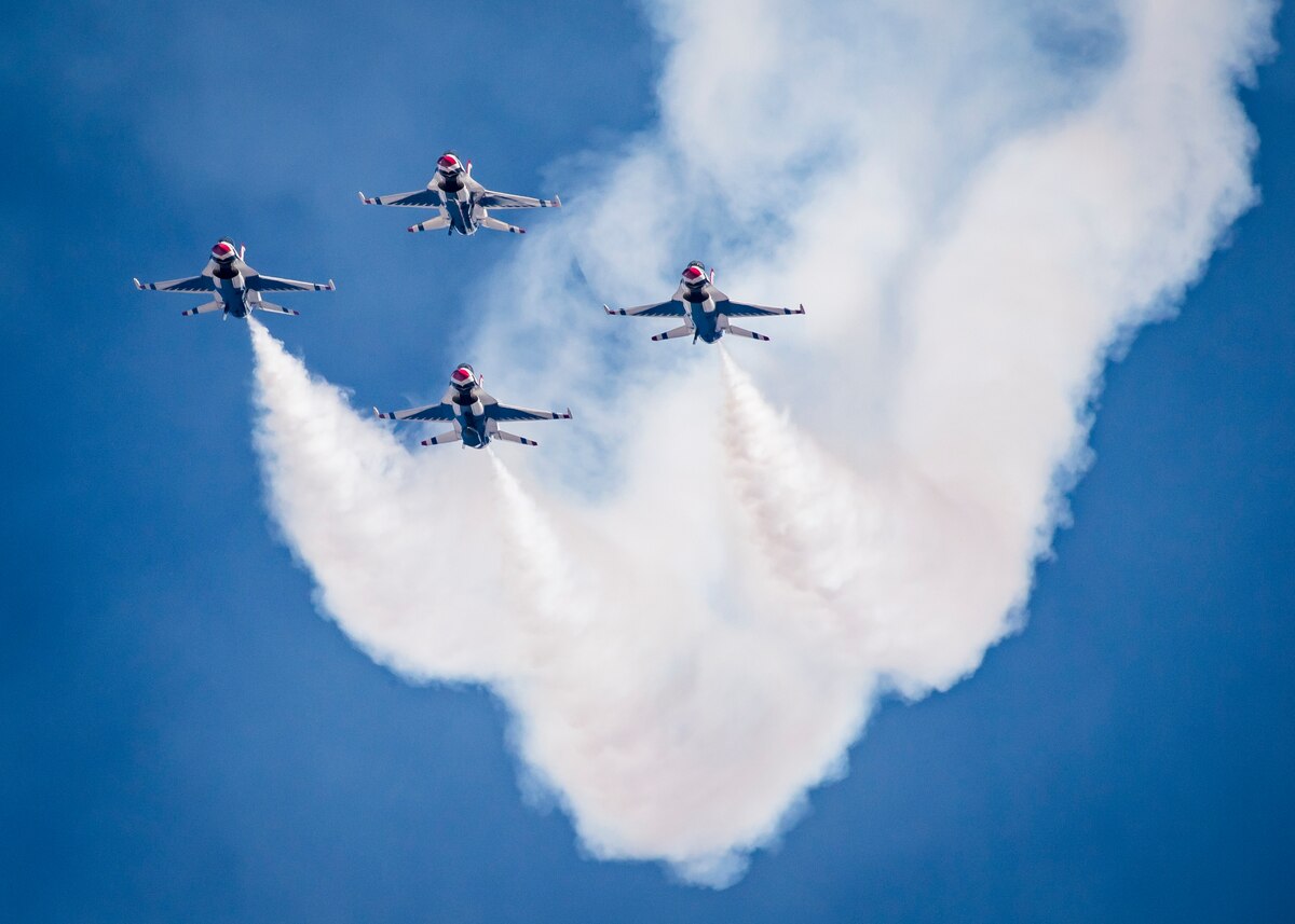 The Thunderbirds perform