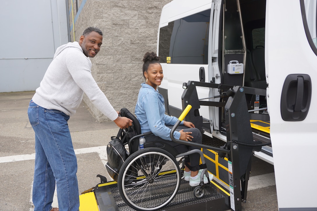 DLA Distribution San Joaquin acquires ADA compliant van making transportation easier for its disabled employees