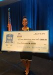 Ryann Jackson, a senior at Randolph High School, is the recipient of a $5,000 scholarship after being selected as the Boys and Girls Clubs of America Texas Military Youth of the Year, March 19, 2019.