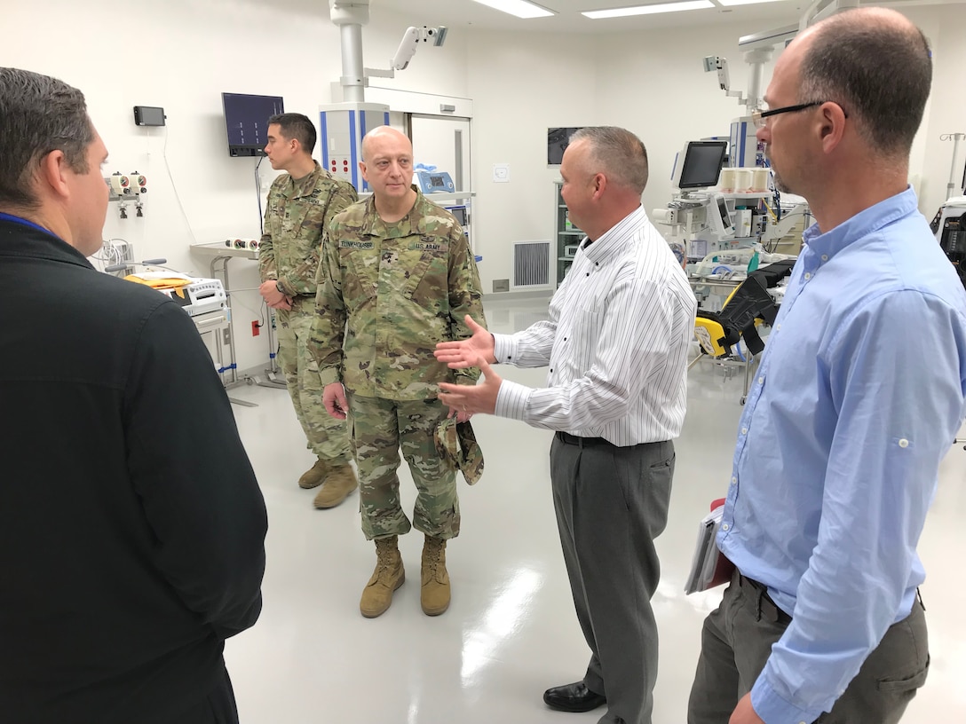 MG Funkhouser visits a District project in Iwakuni