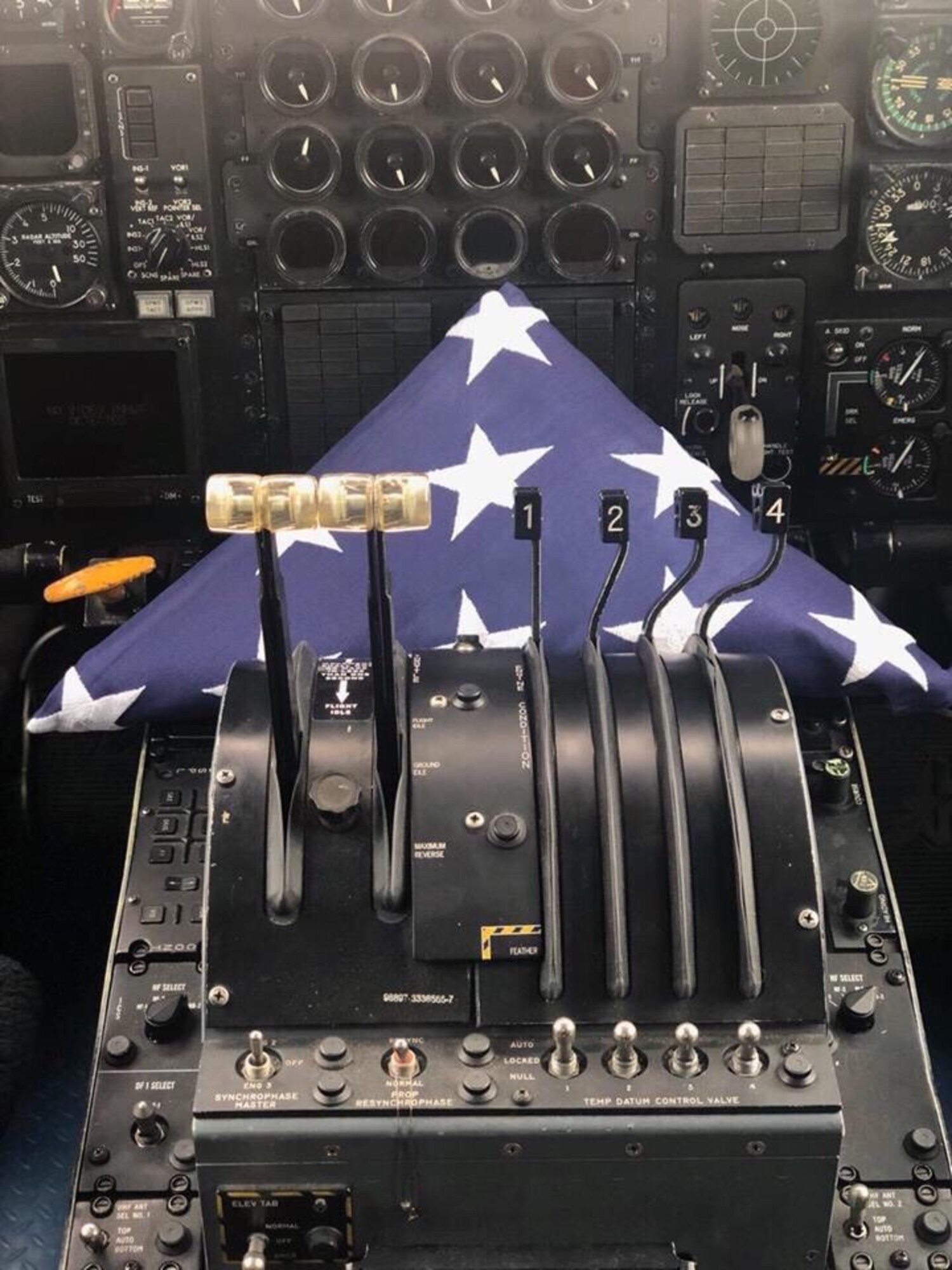 With precision and planning, a 39th Rescue Squadron crew piloting an HC-130N combat-search-and-rescue aircraft, swept over the funeral of Air Force Colonel Rick A. Kibbey, a fellow rescue aviator, who was brought home from Vietnam after being missing in action for more than 50 years allowing his family to lay him to rest. On April 9, 2019, Colonel Kibbey's eldest son, Retired Lt. Col. Rick Kibbey, and his wife Liz, visited the crew who performed the flyover to thank them. From left to right: Loadmaster, MSgt Dean Scalise; Aircraft Commander, Lt Col Casey Sreenan; Radio Operator, SMSgt Kevin Zimmerman; Flight Engineer, SMSgt Michael Decker; Retired Lt. Col. Rick Kibbey; Liz Kibbey; Navigator, Capt Mark Creager; and Copilot, Capt Elizabeth Holloway.