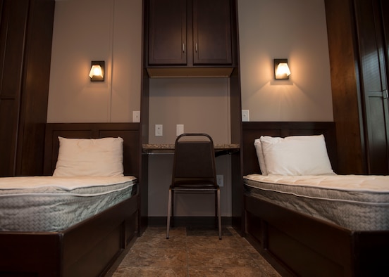 The 325th Civil Engineer Squadron has opened up new double-bed dorm rooms at Tyndall Air Force Base, Florida, April 25, 2019.