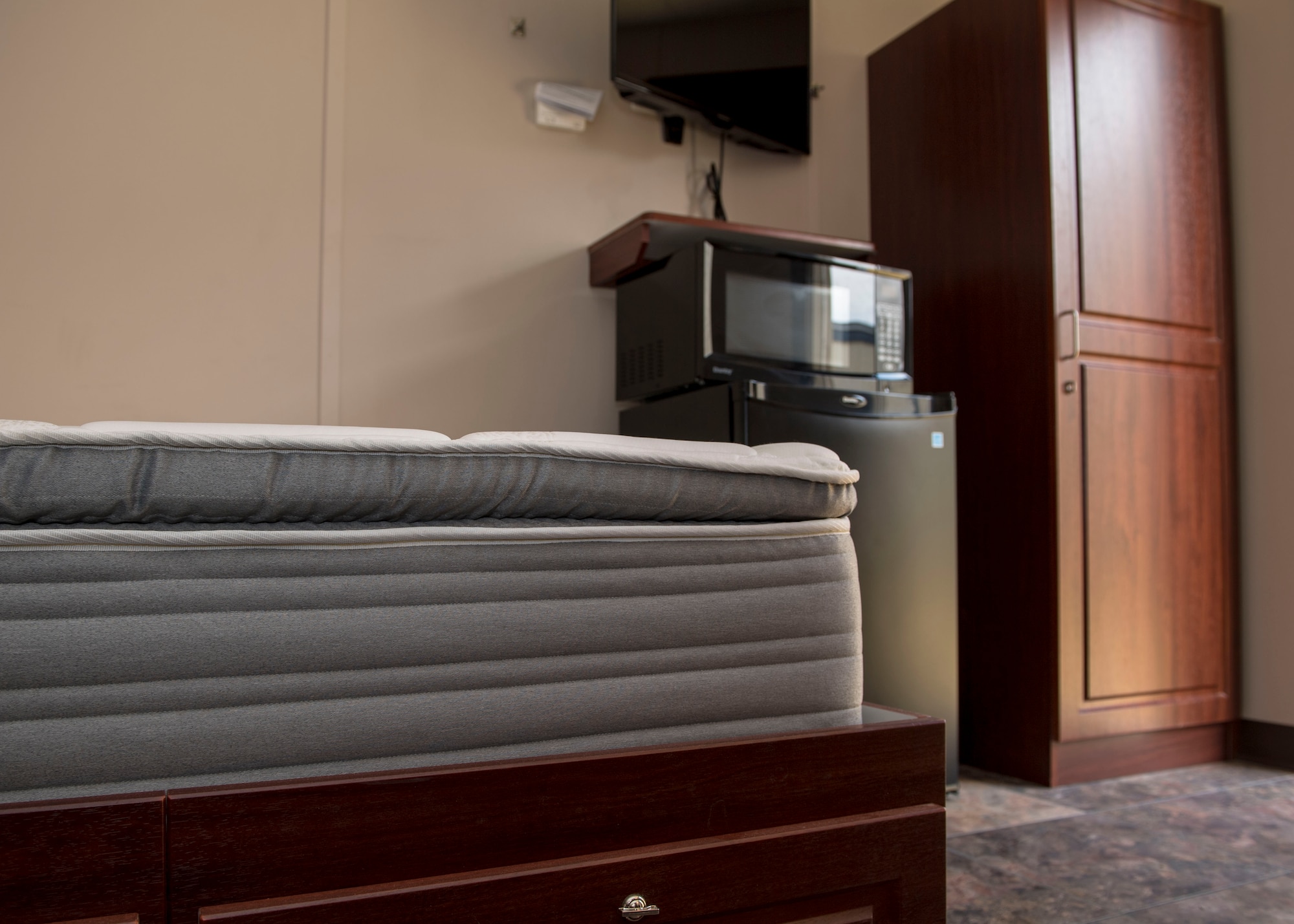 The 325th Civil Engineer Squadron has made new temporary single dorm rooms available for permanent party personnel at Tyndall Air Force Base, Florida, April 25, 2019.