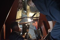 Salors Conduct Emergent Repairs