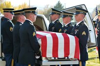 The Honor Guard for Maj. Brent Taylor's funeral