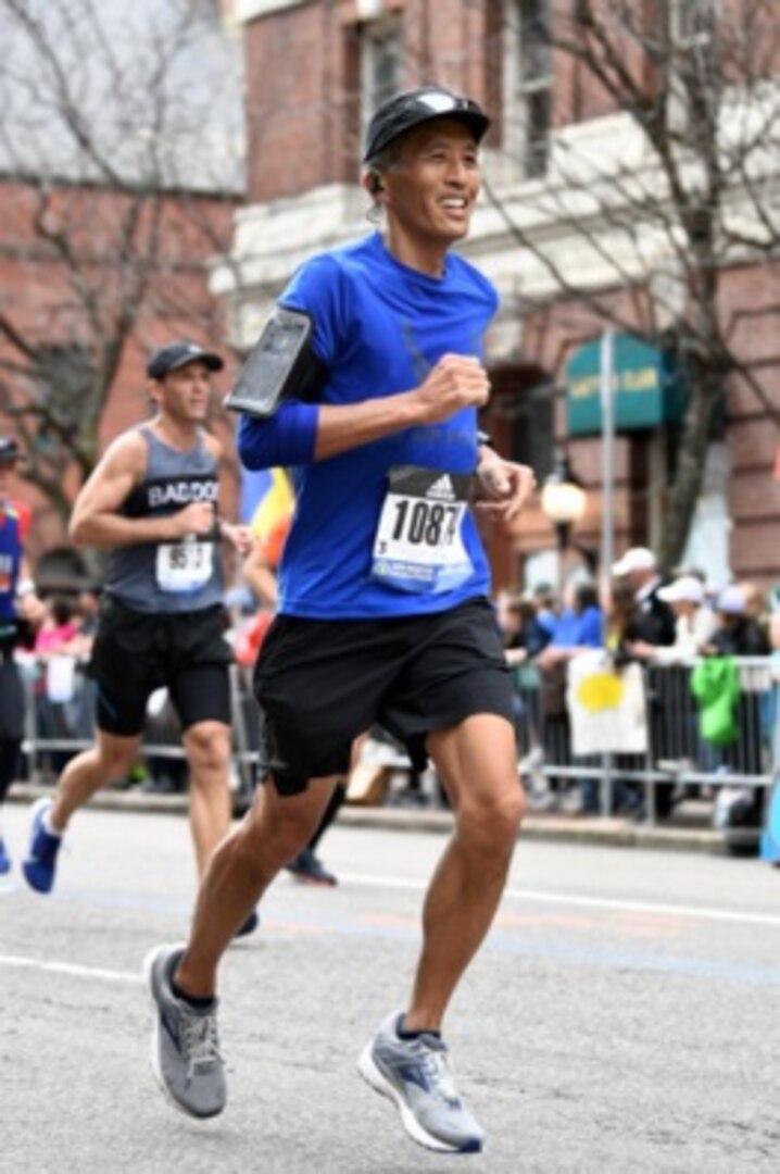 Lt. Col. (Dr.) Trevor Lim, 59th Medical Wing Radiation Oncology chief, completed the 2019 Boston Marathon April 15 in Boston, Massachusetts. Lim completed the race in the top 28 percent of overall finishers with a run time of 3:24:49.