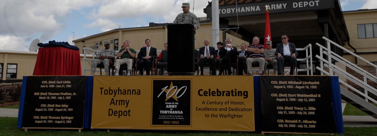 Photo of 100 year celebration of the Army at Tobyhanna