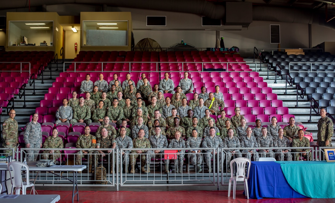 U.S. service members participate in Innovative Readiness Training Puerto Rico at Ponce, Puerto Rico, April 28, 2019. IRT Puerto Rico is also called Ola de Esperanza Sanadora, which translates to Healing Wave of Hope. This IRT is part of a civil and joint military program to improve military readiness while simultaneously providing quality services to underserved communities throughout the United States. (U.S. Marine Corps photo by Sgt. Andy O. Martinez)
