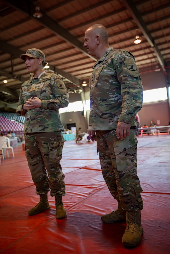 Distinguished Visitors visit service members supporting IRT Puerto Rico 2019