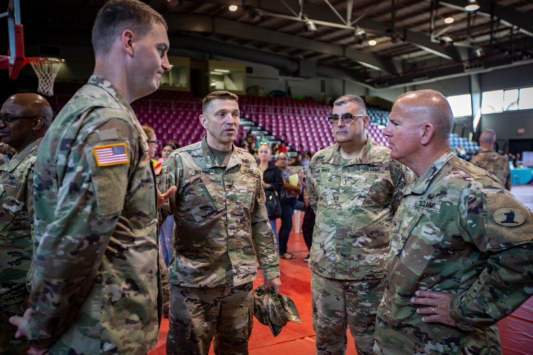 Distinguished Visitors visit service members supporting IRT Puerto Rico 2019