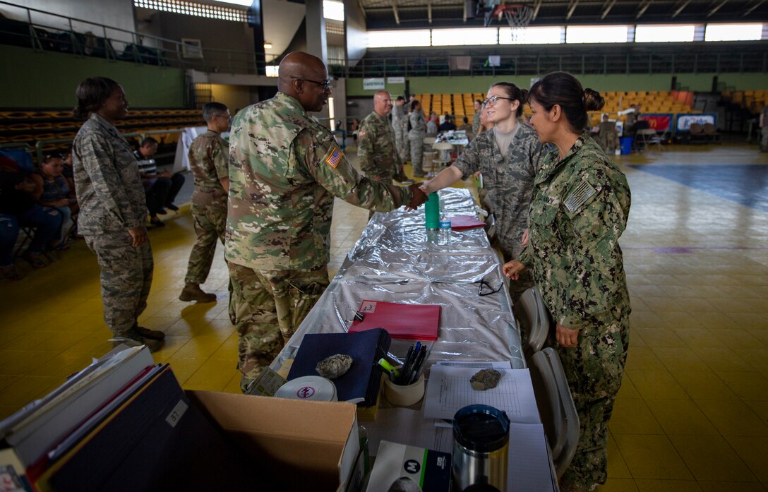 Distinguished Visitors visit service members supporting IRT Puerto Rico 2019