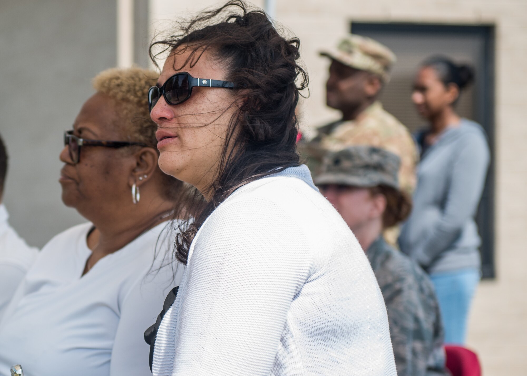 The 512th Memorial Affairs Squadron hosts a dedication ceremony for Senior Master Sgt. Antoinette Worthey, a 512th MAS senior leader, at Dover Air Force Base, Delaware, April 7, 2019. The 512th MAS devoted dogwood trees and a bench in remembrance of Worthey’s leadership and service. (U.S. Air Force photo by Staff Sgt. Damien Taylor)