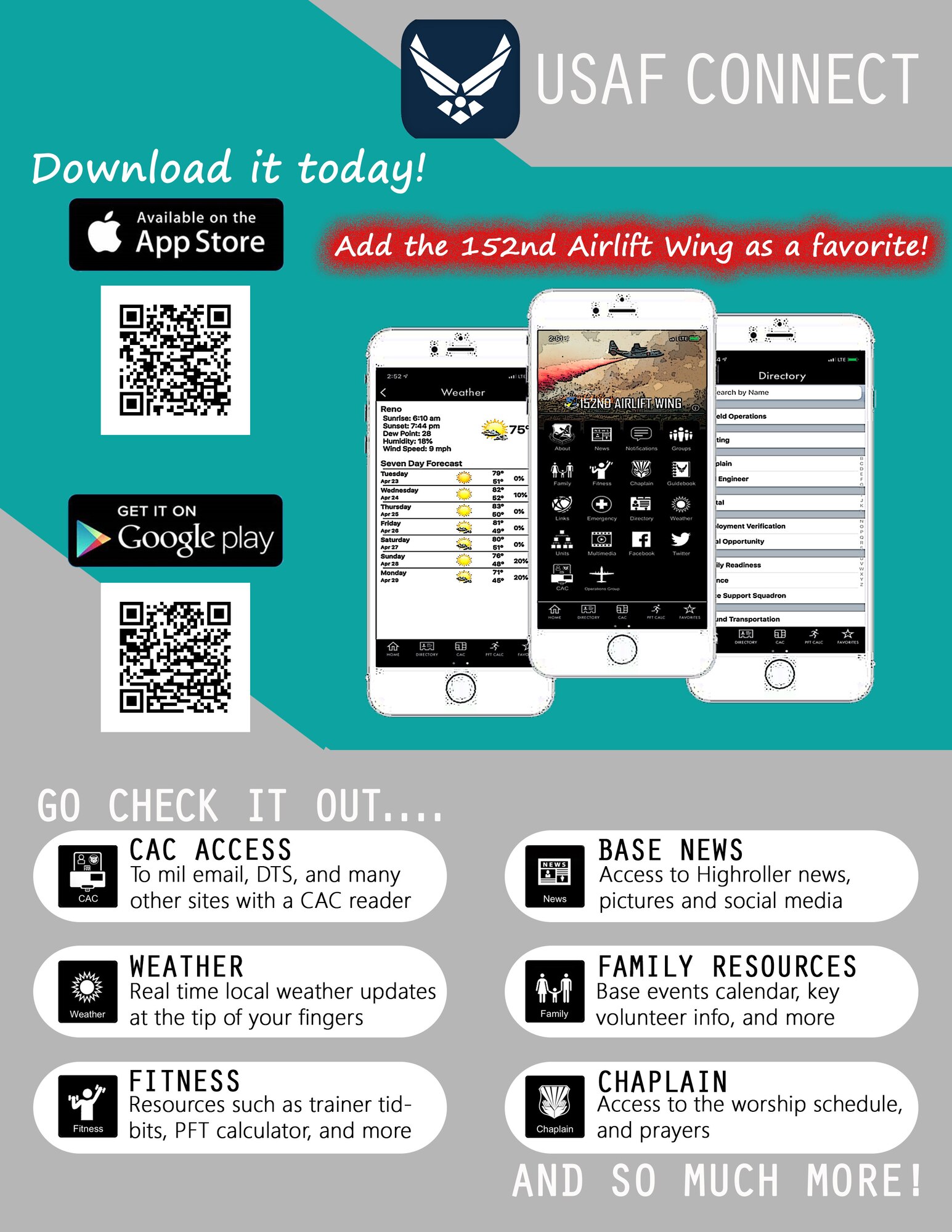 AF Connect App Poster