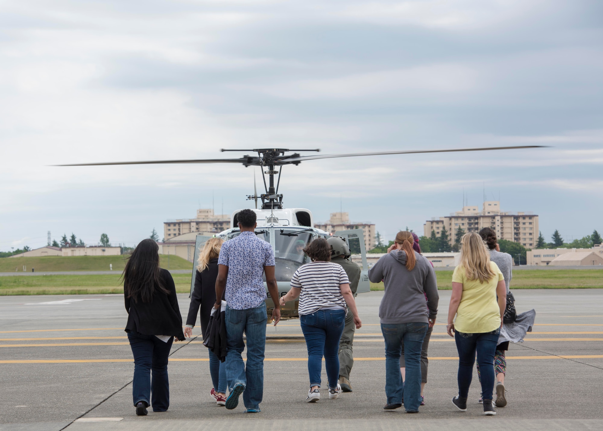 Yokota Spouses Take Off
