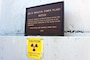 A time capsule, located outside of the containment vessel of the deactivated generator for the SM-1A Deactivated Nuclear Power Plant, is featured during a site tour April 24, 2019. Located at Fort Greely, the SM-1A Deactivated Nuclear Power Plant is in the planning stage of being decommissioned and dismantled. The SM-1A project team is committed to transparently sharing accurate information in a timely manner throughout the course of the project and among all relevant parties, making sure concerns among stakeholders are quickly addressed.
