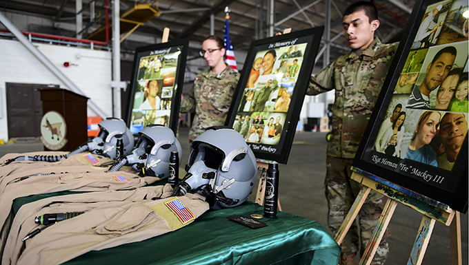 Airmen from 22d EARS honor Shell 77 legacy