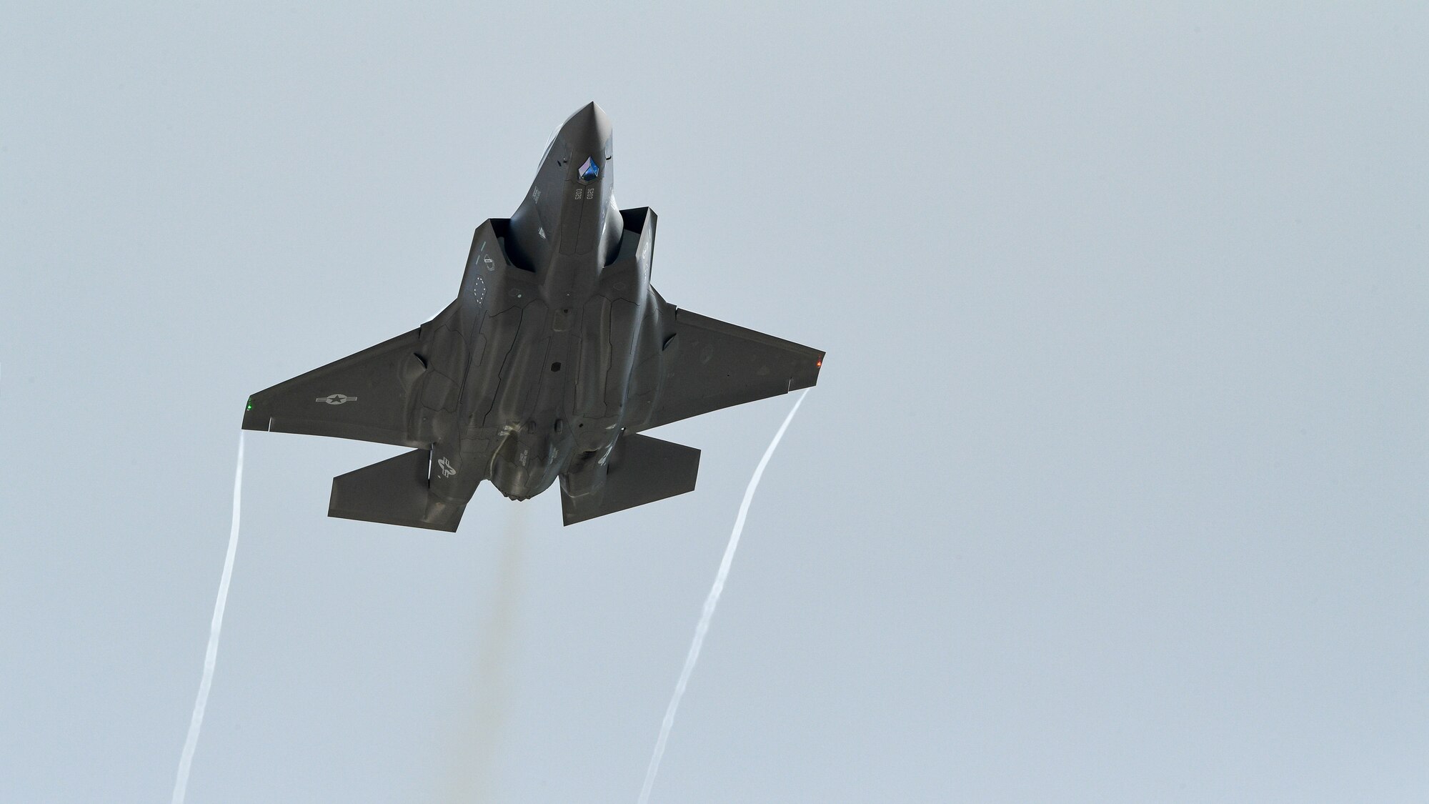 An F-35A takes off during a combat exercise at Hill Air Force Base, Utah, May 1, 2019.