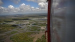 The World Food Programme, the food-assistance branch of the United Nations, transports relief supplies by helicopter from Beira Airport to Bebedo, Mozambique, April 8, 2019, during humanitarian relief efforts in the Republic of Mozambique and surrounding areas following Cyclone Idai. Teams from Combined Joint Task Force-Horn of Africa, which is leading U.S. Department of Defense support to relief efforts in Mozambique, began immediate preparation to respond following a call for assistance from the U.S. Agency for International Development’s Disaster Assistance Response Team. (U.S. Air Force photo by Staff Sgt. Corban Lundborg)