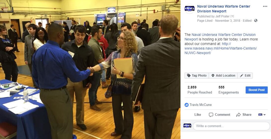 NUWC Division Newport wins Navy public affairs award in digital engagement