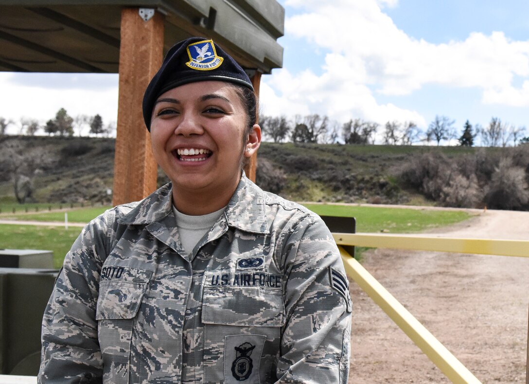 Senior Airman Anayeli Soto, journeyman fire team member in the 419th Security Forces Squadron