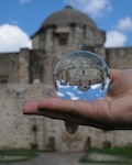 “Mission San Jose” is one of 31 photos taken by students from the Cole High School photography program that are included in the exhibit, “San Antonio: Esta es mi Ciudad,” at the Institute of Texan Cultures. Julia Alvarez took the photo of Mission San Jose reflected in a glass ball.