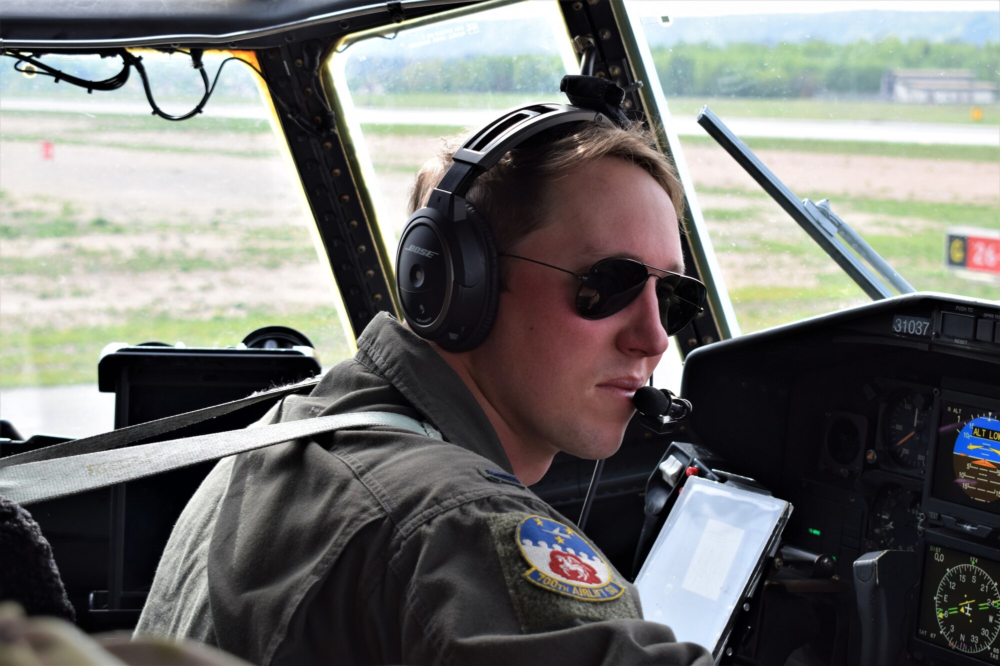 1st Lt. Ryan Day, co-pilot, 700th Airlift Squadron, 94th Airlift Wing, Dobbins Air Reserve Base, Ga., taxis a C-130H aircraft during Silver Arrow 19, Ramstein Air Base, Germany, April 23, 2019. Silver Arrow 19 is a six-month surge of airlift capability in the U.S. European Command theater of operations, supported by Airmen from the U.S. Air Force Reserves and Air National Guard. 

At any time, Silver Arrow 19 allows for two C-130H aircraft to augment U.S. combatant command requirements, support readiness events under the Chairman of the Joint Chiefs of Staff (CJCS) exercise program, and enables other unique mission and unit training requirements as needed. 



Silver Arrow 19 is underwritten by the European Deterrence Initiative (EDI), a Department of Defense fund that enhances responsiveness and readiness by pre-positioning assets and equipment, as well as by improving infrastructure to support day-to-day activities within the U.S. European Command area of responsibility. The EDI also enhances the U.S.’s ability to provide a rapid response against threats made by aggressive regional actors.