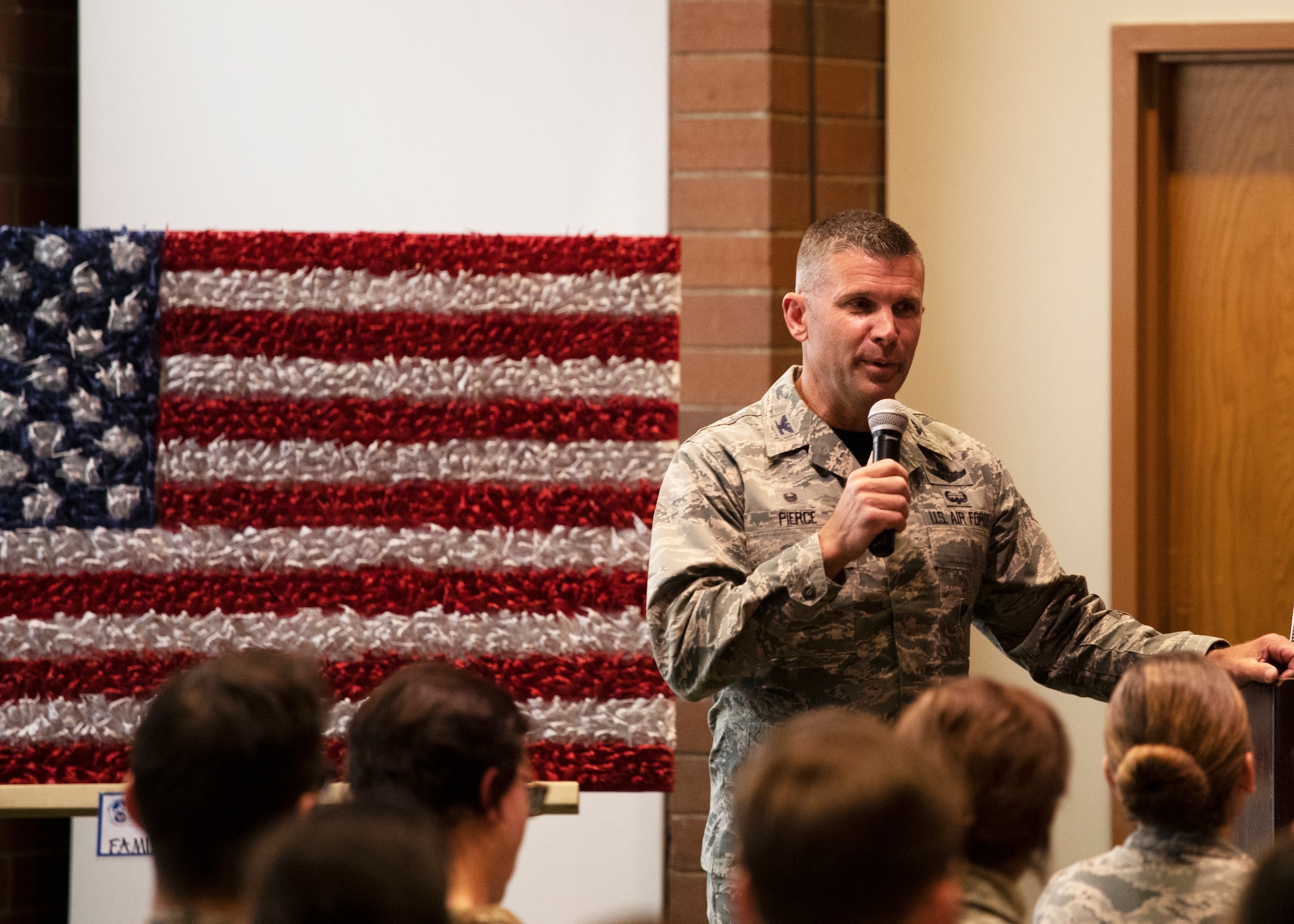 Col. Sean Pierce, commander of the 446th Airlift Wing
