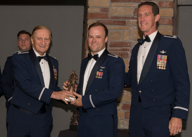 Eight Viper pilot students graduated from the 8th Fighter Squadron’s first F-16 Basic Course, May 4, 2019, at Club Holloman on Holloman Air Force Base, N.M. On Aug. 4, 2017, the 8th Fighter Squadron was activated under the 54th Fighter Group – 49 years after being assigned to Holloman AFB in July 1968, and nearly eighty years since the squadron’s induction on Nov. 20, 1940. (U.S. Air Force photo by Airman 1st Class Kindra Stewart)