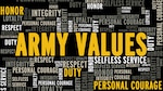 Many people know what the words Loyalty, Duty, Respect, Selfless Service, Honor, Integrity, and Personal Courage mean. But how often do you see someone actually live up to them? U.S. Army Soldiers learn these values in detail during Basic Combat Training, then live them every day. The Seven Core Army Values define the foundation of becoming a Soldier.