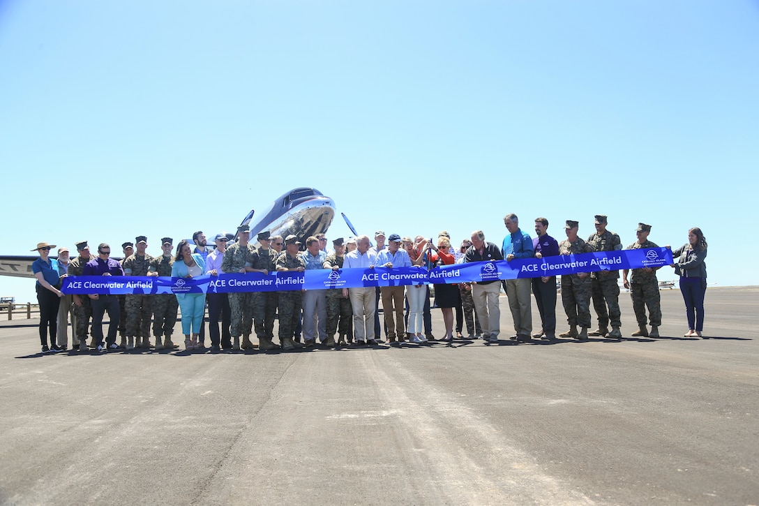 Catalina Island Airport ribbon cutting ceremony